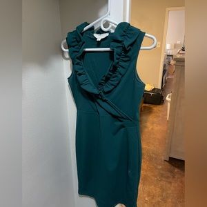 Teal professional dress